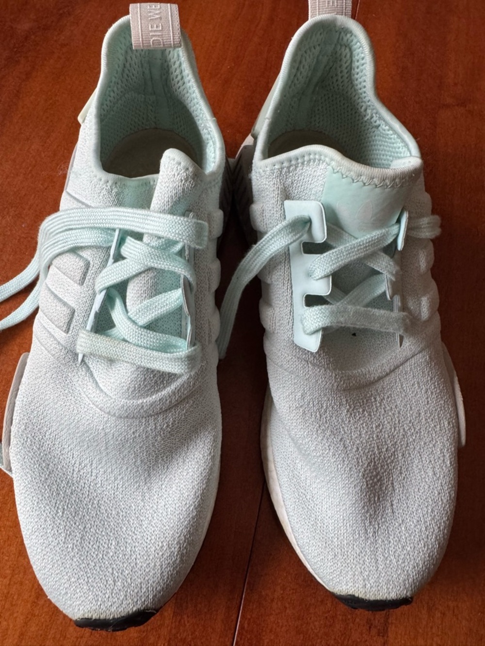 adidas NMDs size 9Women's Light Mint Athletic Sneakers